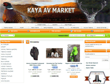 Tablet Screenshot of kayaavmarket.com